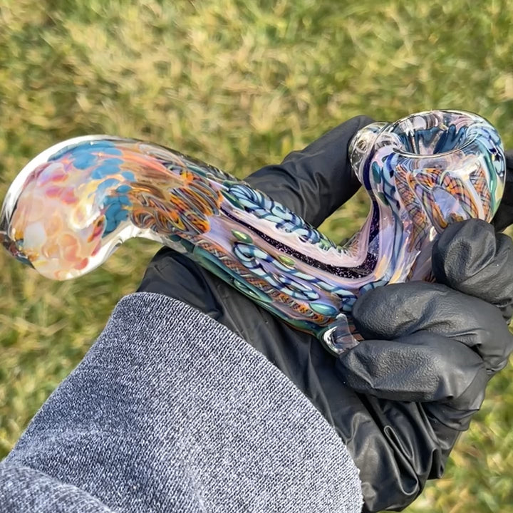 Molten Chaos Inside Out Sherlock Glass Pipe Molten Imagination