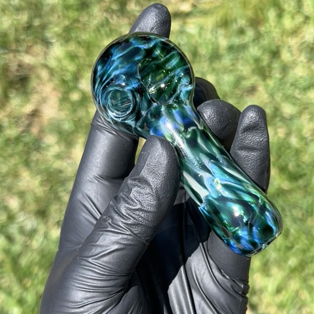 Experimental Green Pocket Pipe Glass Pipe Jedi Glassworks