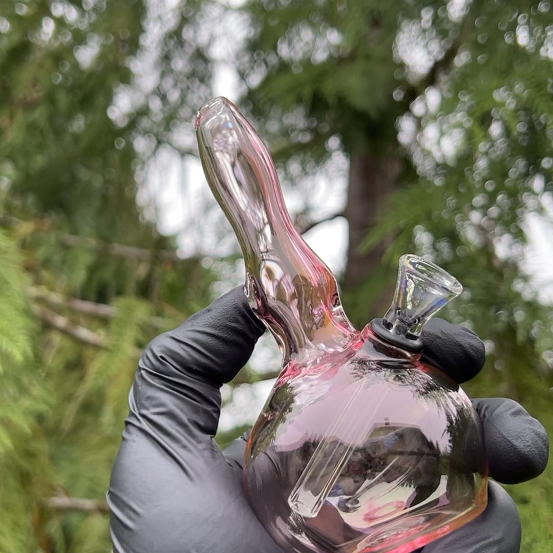 5" Gold Fumed Mini Bong Glass Pipe Mary Jane's Glass