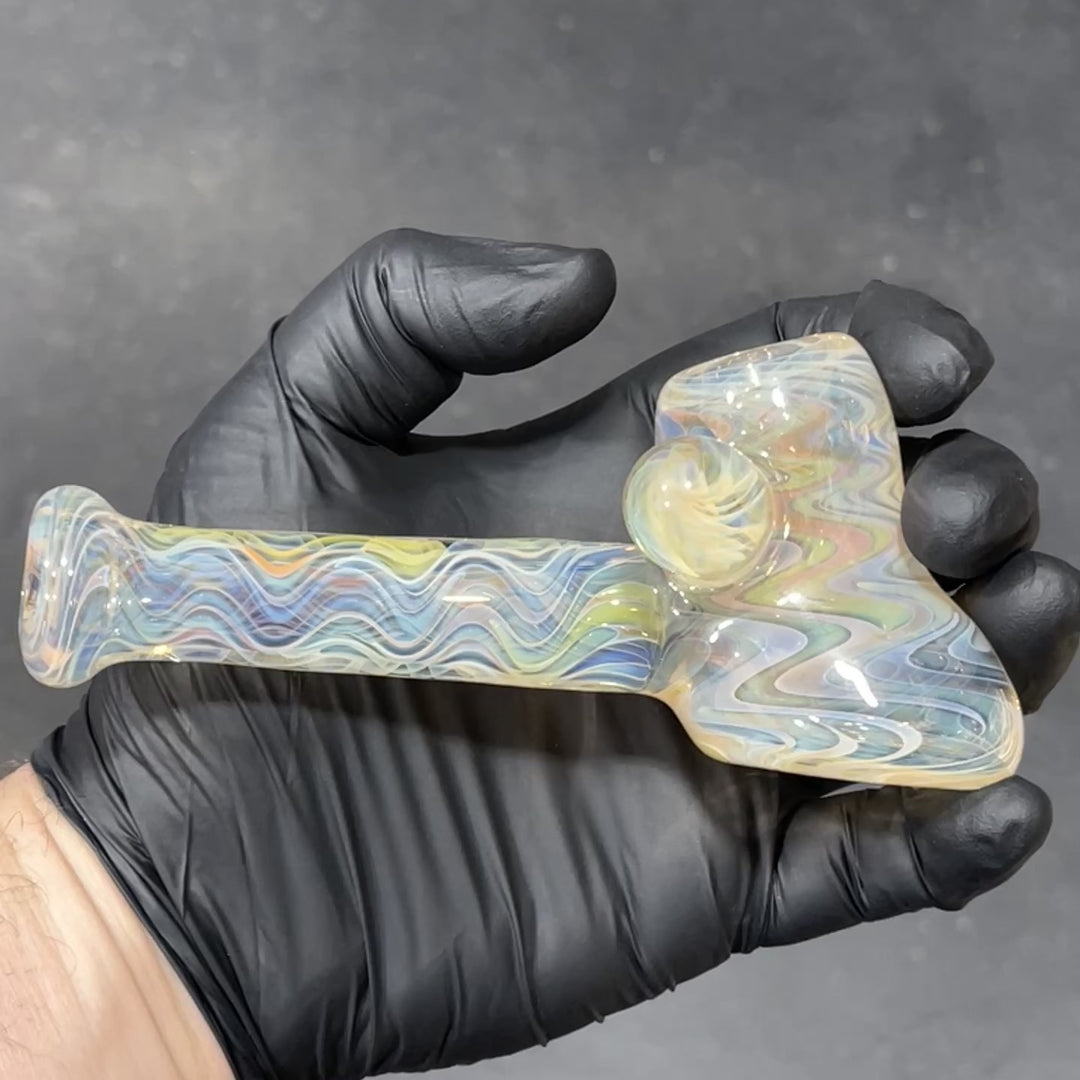 Twisted Fume Hammer Glass Pipe Zafa Glass