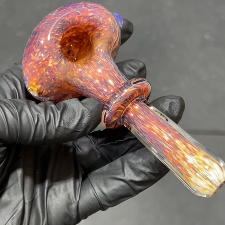 Thick Striking Purple Pipe Glass Pipe Chuck Glass