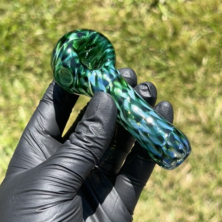 Experimental Green Pocket Pipe Glass Pipe Jedi Glassworks