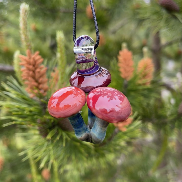 Mushroom Glass Pendant