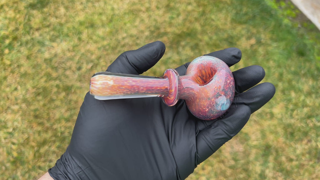 Thick Striking Purple Pipe Glass Pipe Chuck Glass