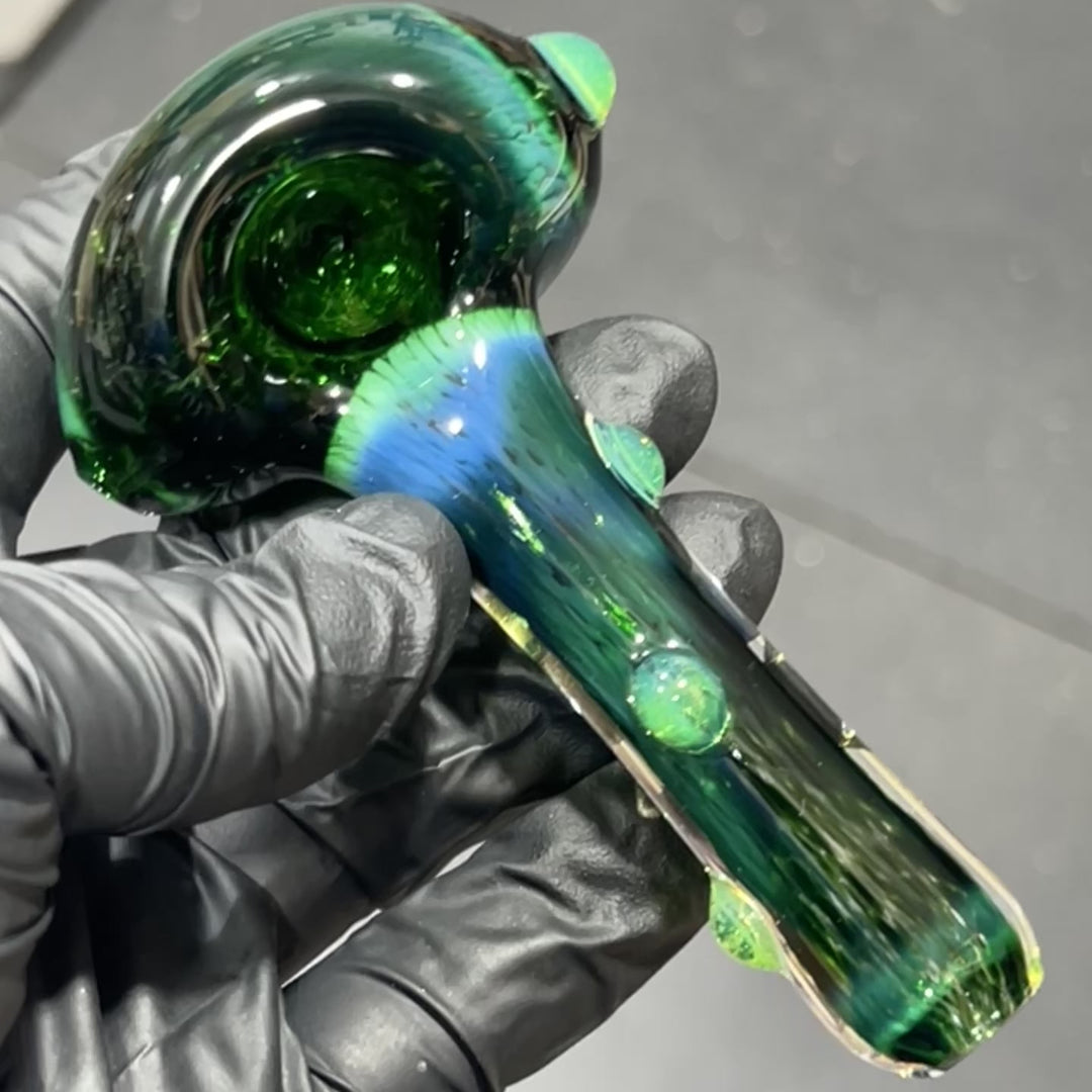 Thick Exp Green Pipe Glass Pipe Chuck Glass