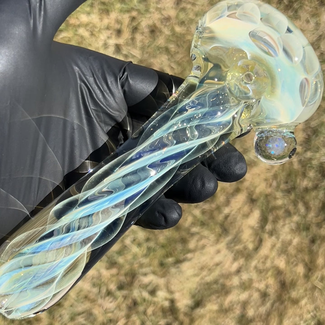 Egyptian Glass Opal Pipe