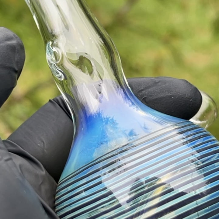 5" Silver Fumed Mini Bong Glass Pipe Mary Jane's Glass