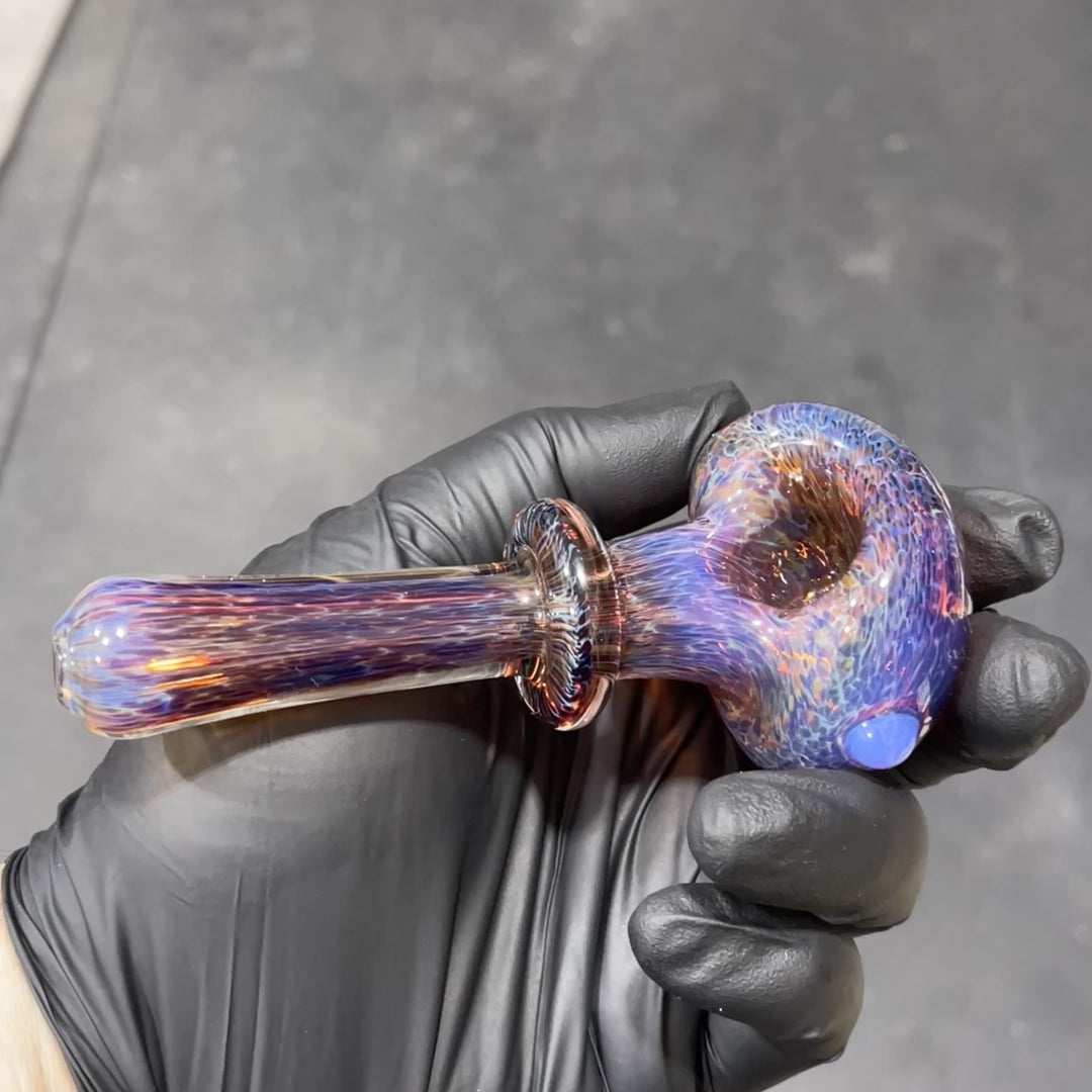 Thick Purple Pipe Glass Pipe Chuck Glass