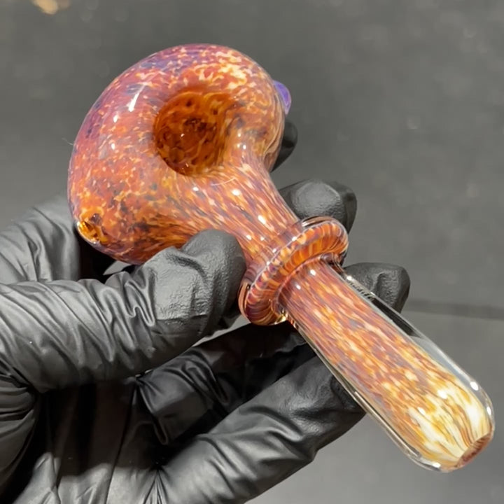 Thick Striking Purple Pipe Glass Pipe Chuck Glass