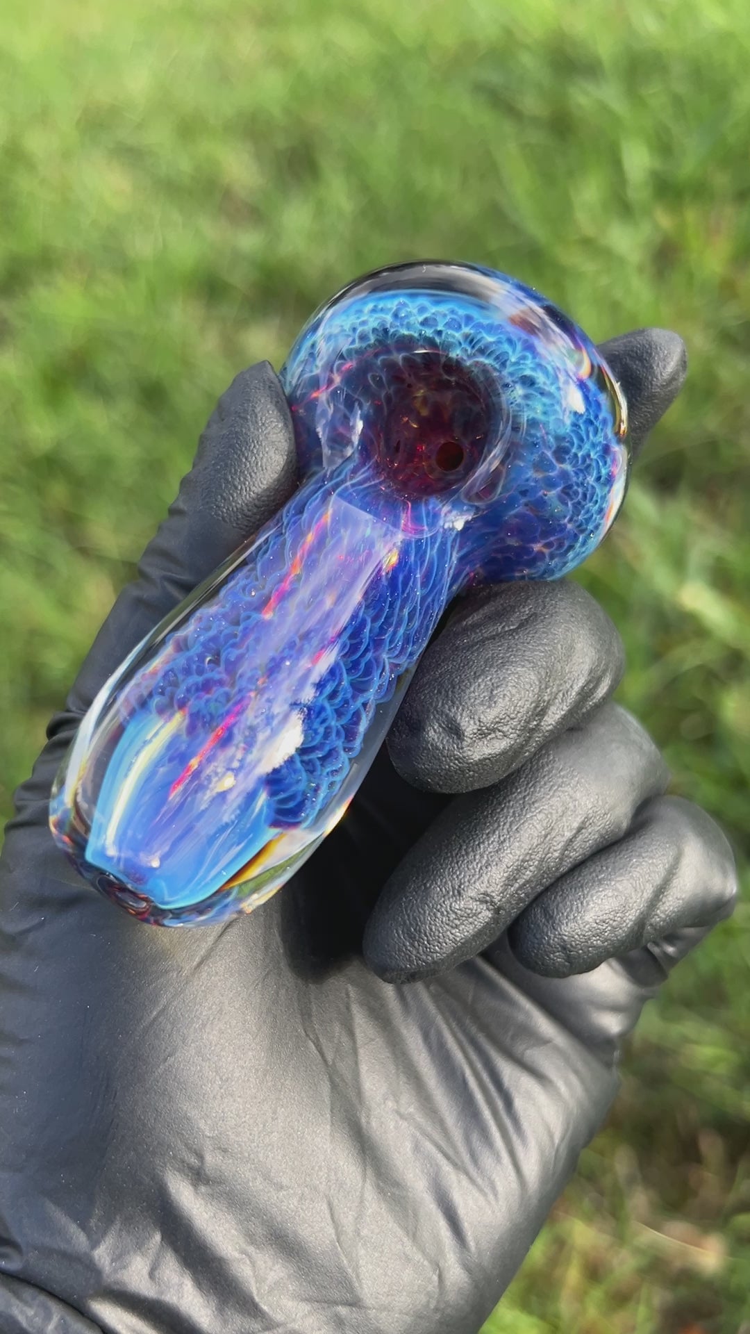 Purple Nebula Pocket Pipe Glass Pipe Tako Glass