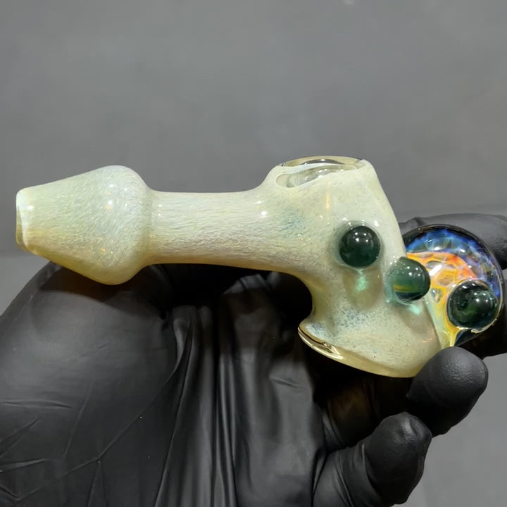 Frit Honeycomb Hammer Glass Pipe Catfish Glass