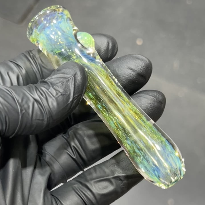 Mystery Aventurine Chillum & Case Combo Glass Pipe Chuck Glass