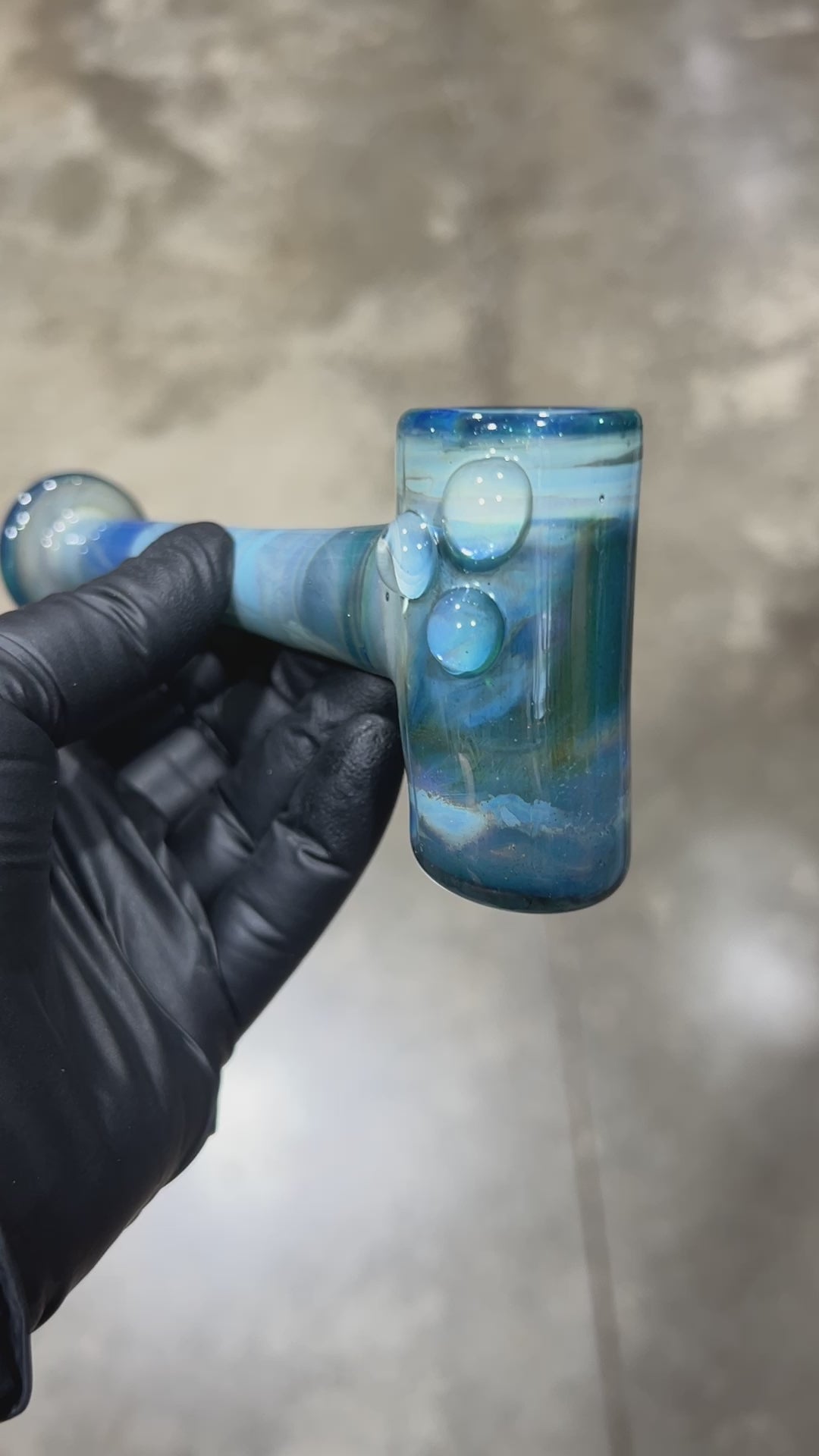 Ocean Seabed Hash Hammer Glass Pipe KOP Glass