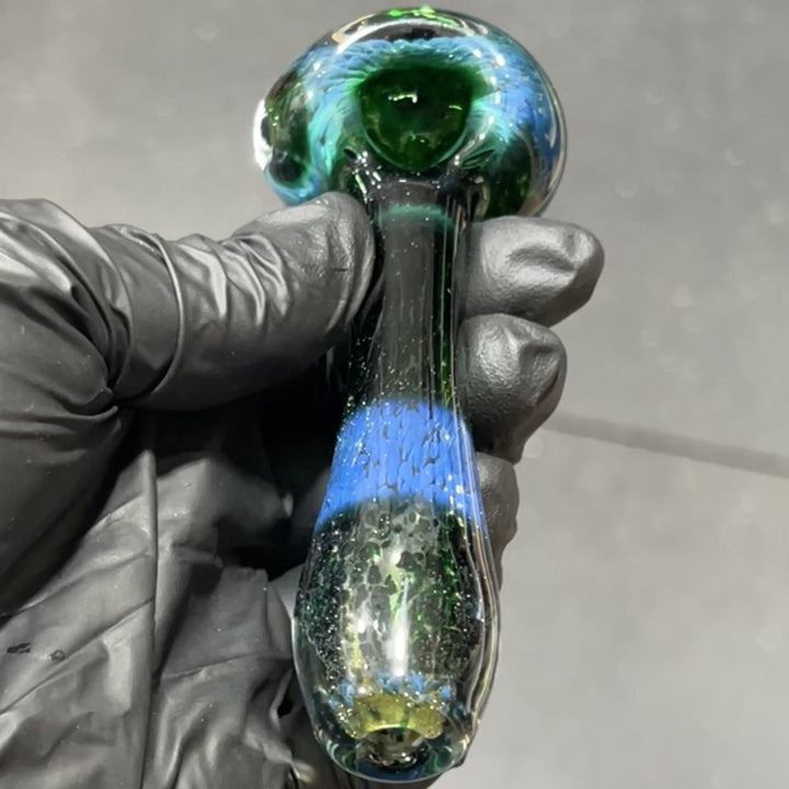 Exp Green Frit Pipe Glass Pipe Beezy Glass