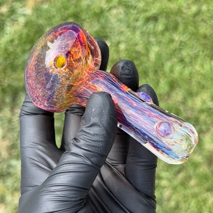 Thick Purple Pipe Glass Pipe Chuck Glass