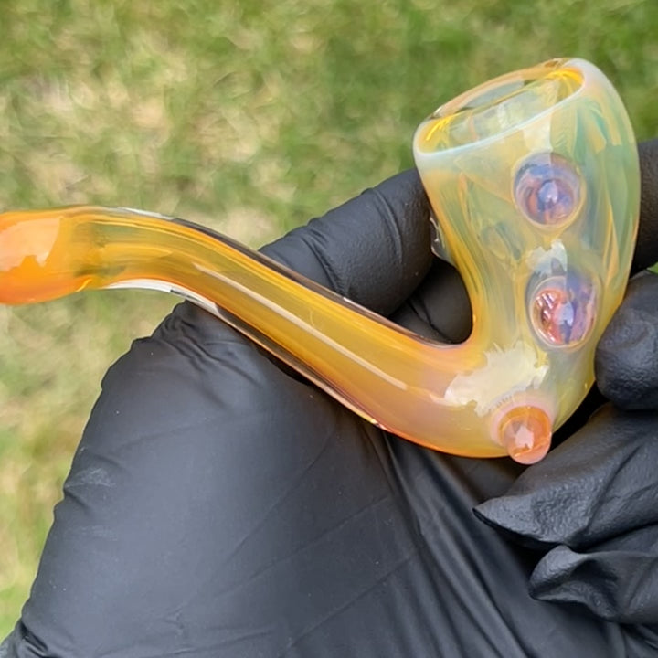 Fumed Spike Sherlock Glass Pipe Orosboro Glass