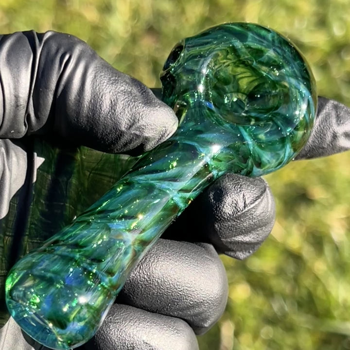 Experimental Green Pocket Pipe Glass Pipe Jedi Glassworks