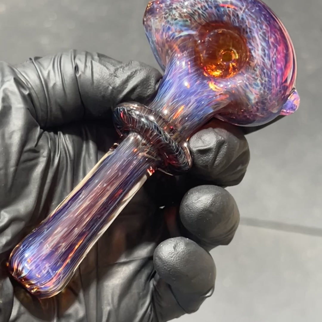 Thick Purple Pipe Glass Pipe Chuck Glass