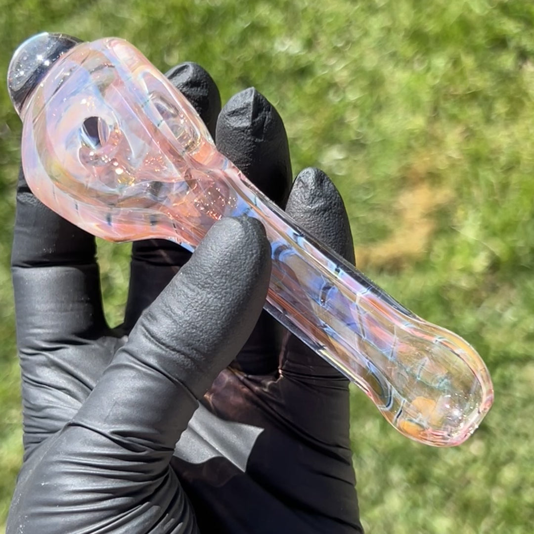 Coil I.O. Fumed Spoon Glass Pipe Schutz Glass