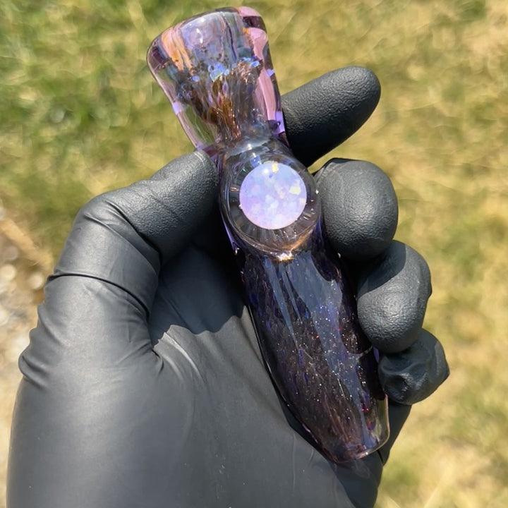 Black Plasma Opal Chillum Glass Pipe Tako Glass