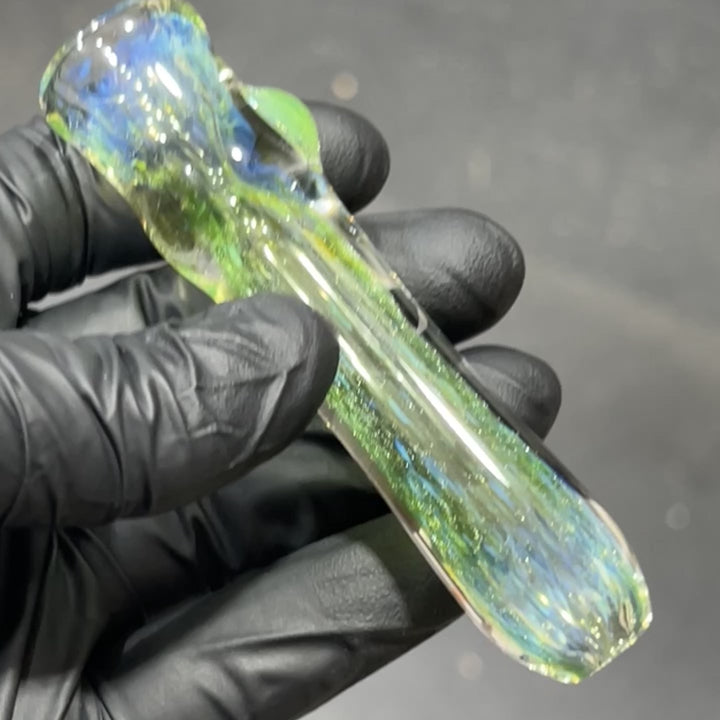 Mystery Aventurine Chillum & Case Combo Glass Pipe Chuck Glass