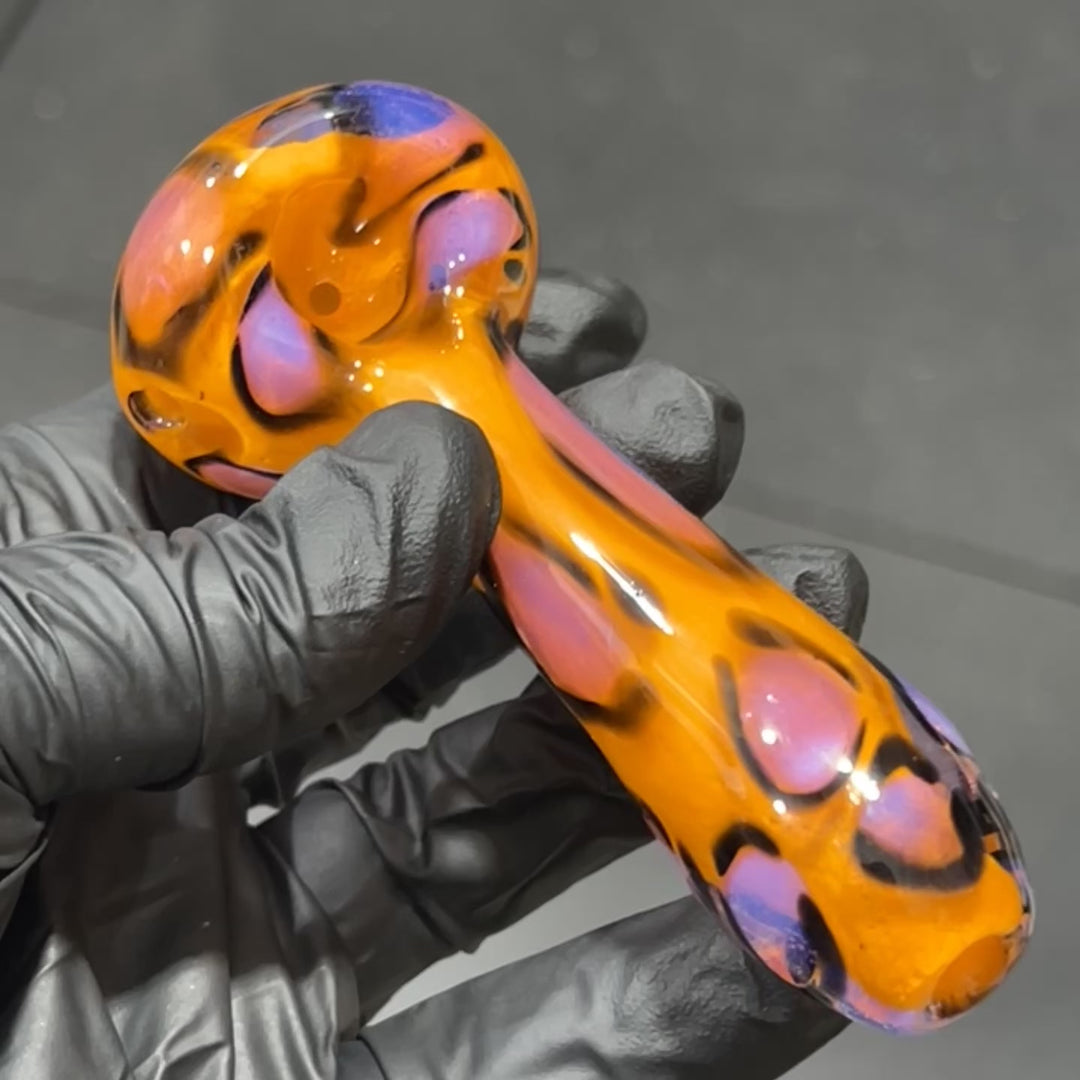 Leopard Pipe Glass Pipe Beezy Glass