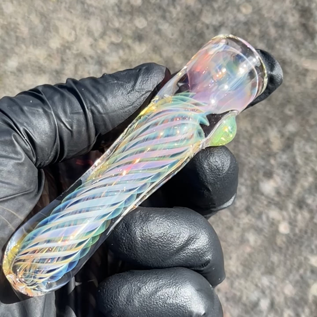 Thick Fume Chillum + Case Combo Glass Pipe Chuck Glass