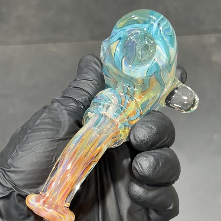 St. Patrick's Fire Sherlock Glass Pipe Zafa Glass