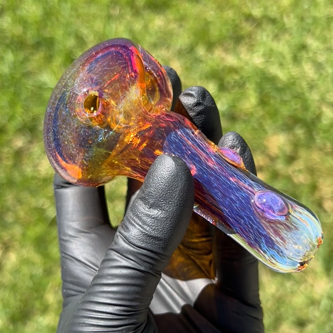 Thick Purple Pipe Glass Pipe Chuck Glass