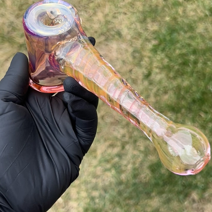 Gold Fumed Hash Hammer Glass Pipe Crondo Glassics