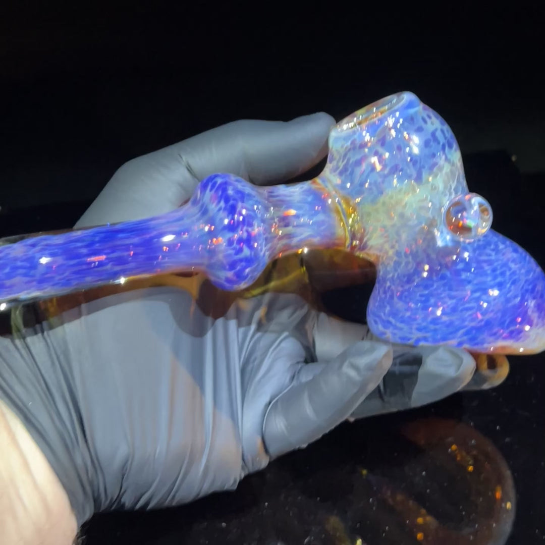 Purple Nebula Bubbler Tako Glass