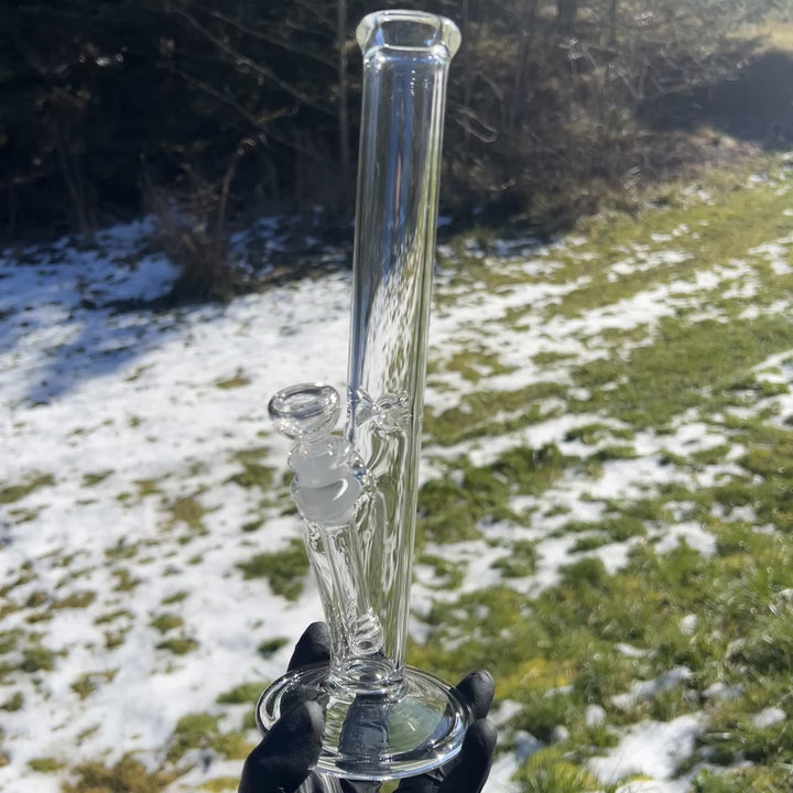 11" Straight Bong Glass Pipe Mary Jane's Glass