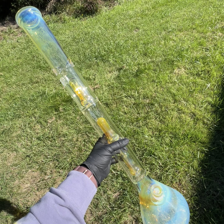 25" Fumed Quad Beaker Bong Glass Pipe Mary Jane's Glass