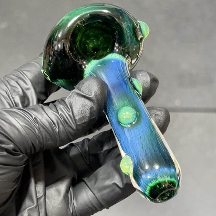 Thick Exp Green Pipe Glass Pipe Chuck Glass