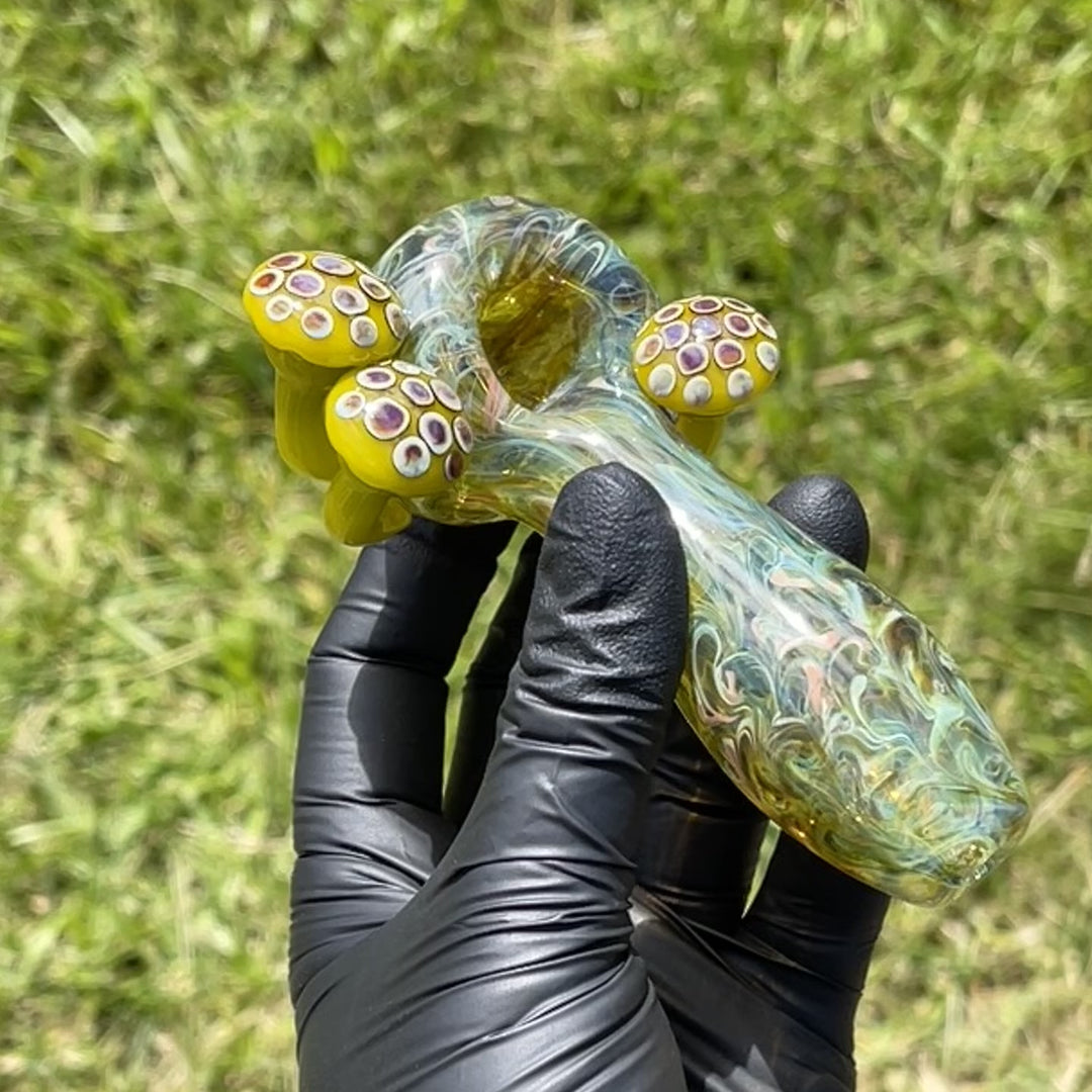 Mushroom Glass Pipe Combo