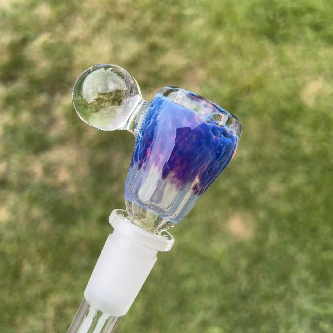 14mm Purple Nebula Pull Slide Accessory Tako Glass