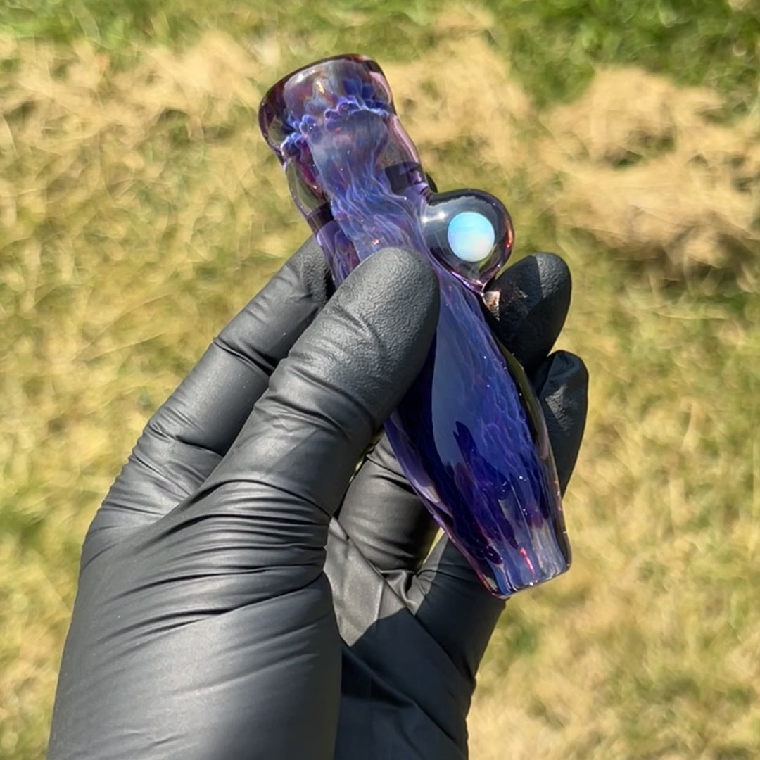 Purple Plasma Opal Chillum Glass Pipe Tako Glass