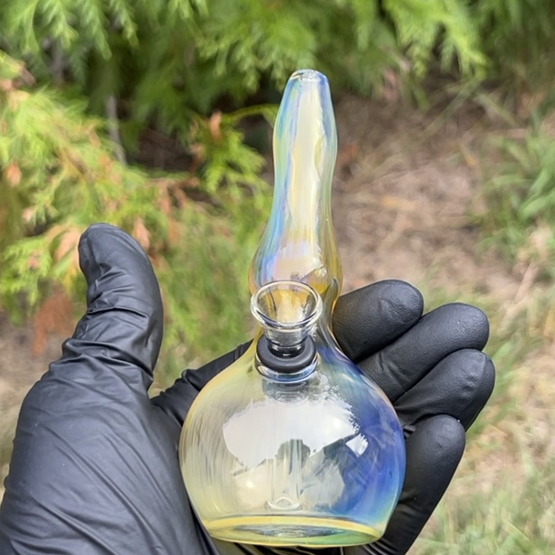 5" Silver Fumed Mini Bong