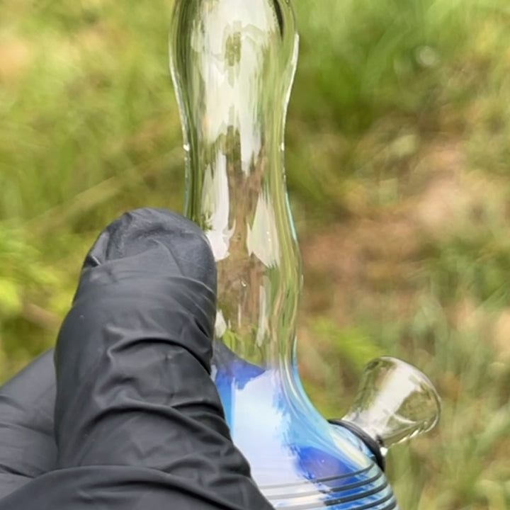 5" Silver Fumed Mini Bong