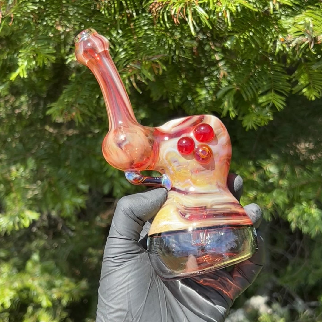 Red Marble Bubbler