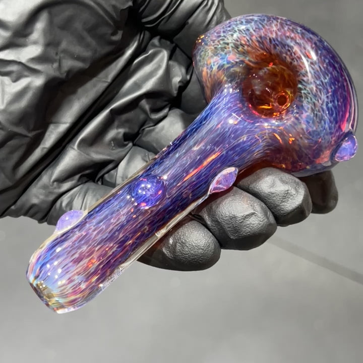 Thick Purple Pipe Glass Pipe Chuck Glass