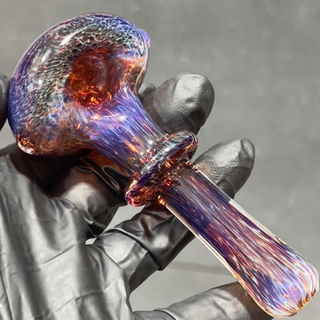 Thick Purple Pipe Glass Pipe Chuck Glass