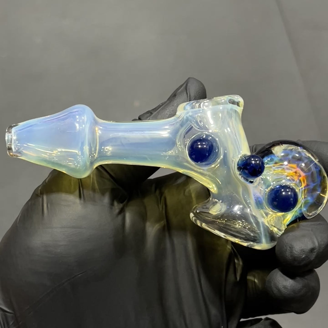 Fumed Honeycomb Hammer Glass Pipe Catfish Glass