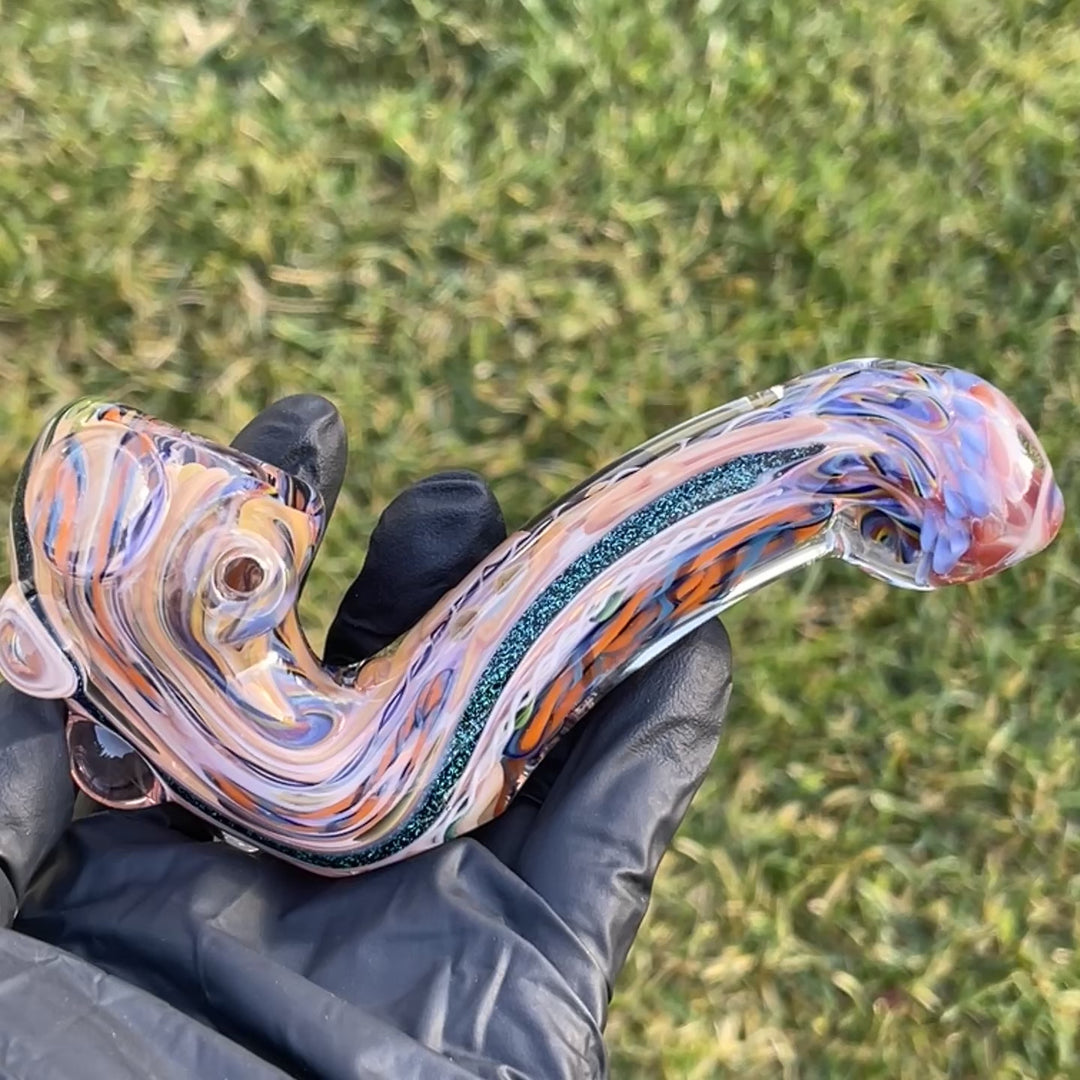 Molten Chaos Inside Out Sherlock Glass Pipe Molten Imagination