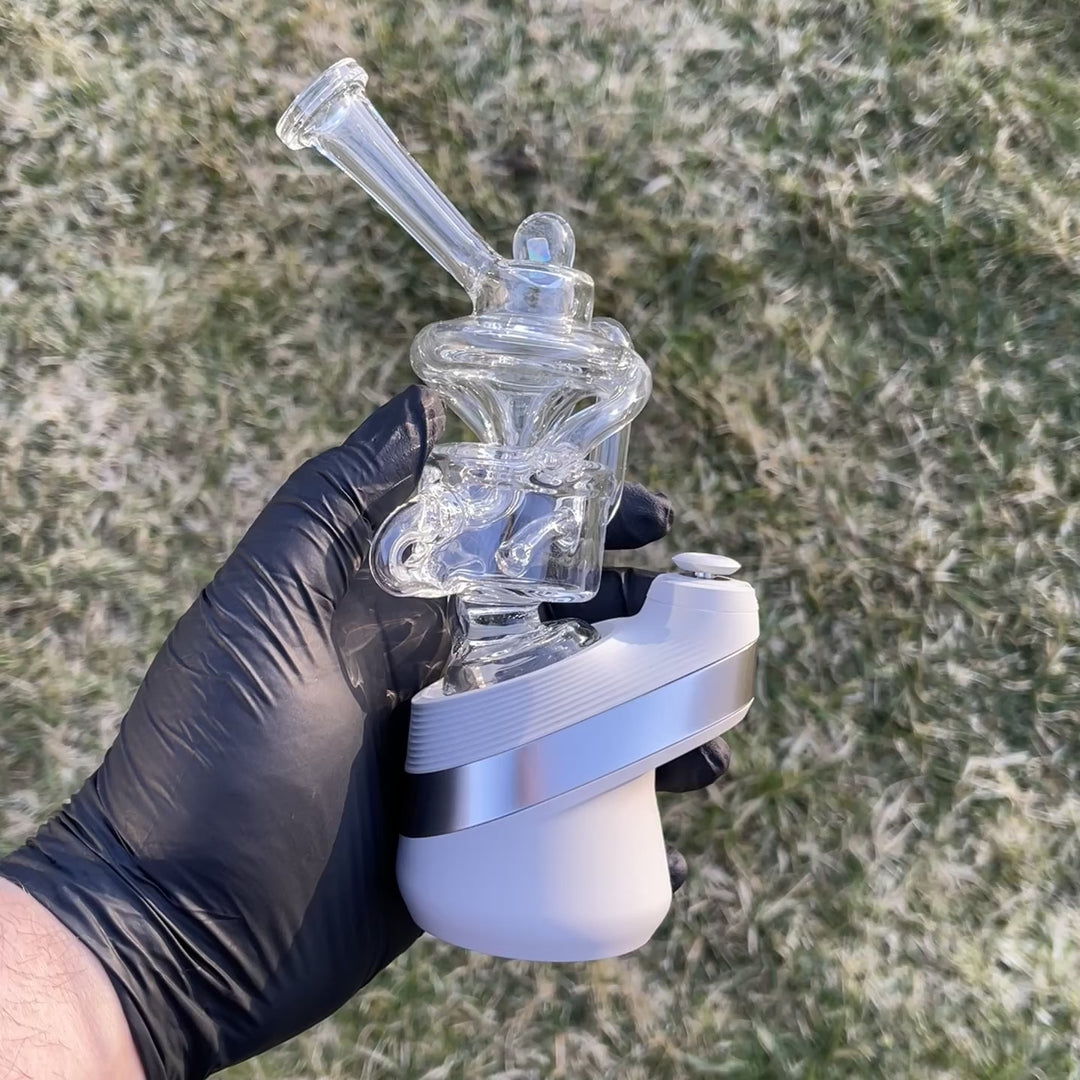 Mini Recycler Puffco Peak Top Glass Pipe VIP Glass