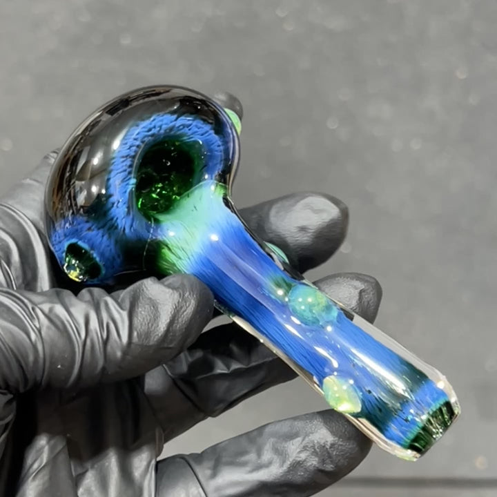 Thick Exp Green Pipe Glass Pipe Chuck Glass