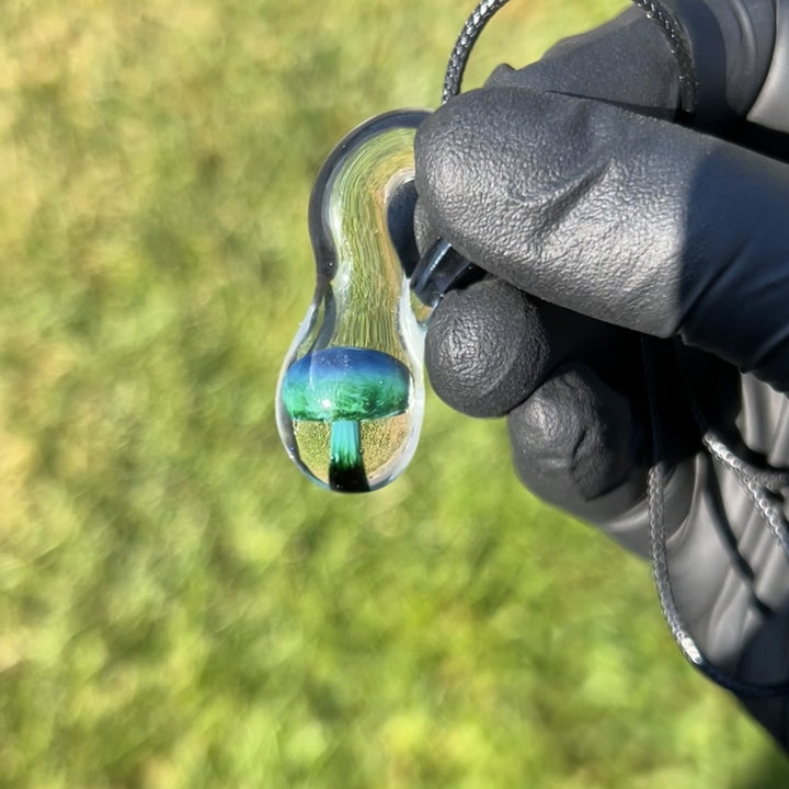 Fancy Mushroom Drop Pendant Glass Pipe Beezy Glass