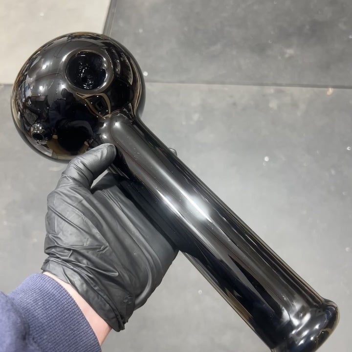 12.5" Black Party Bowl Pipe Glass Pipe Mary Jane's Glass