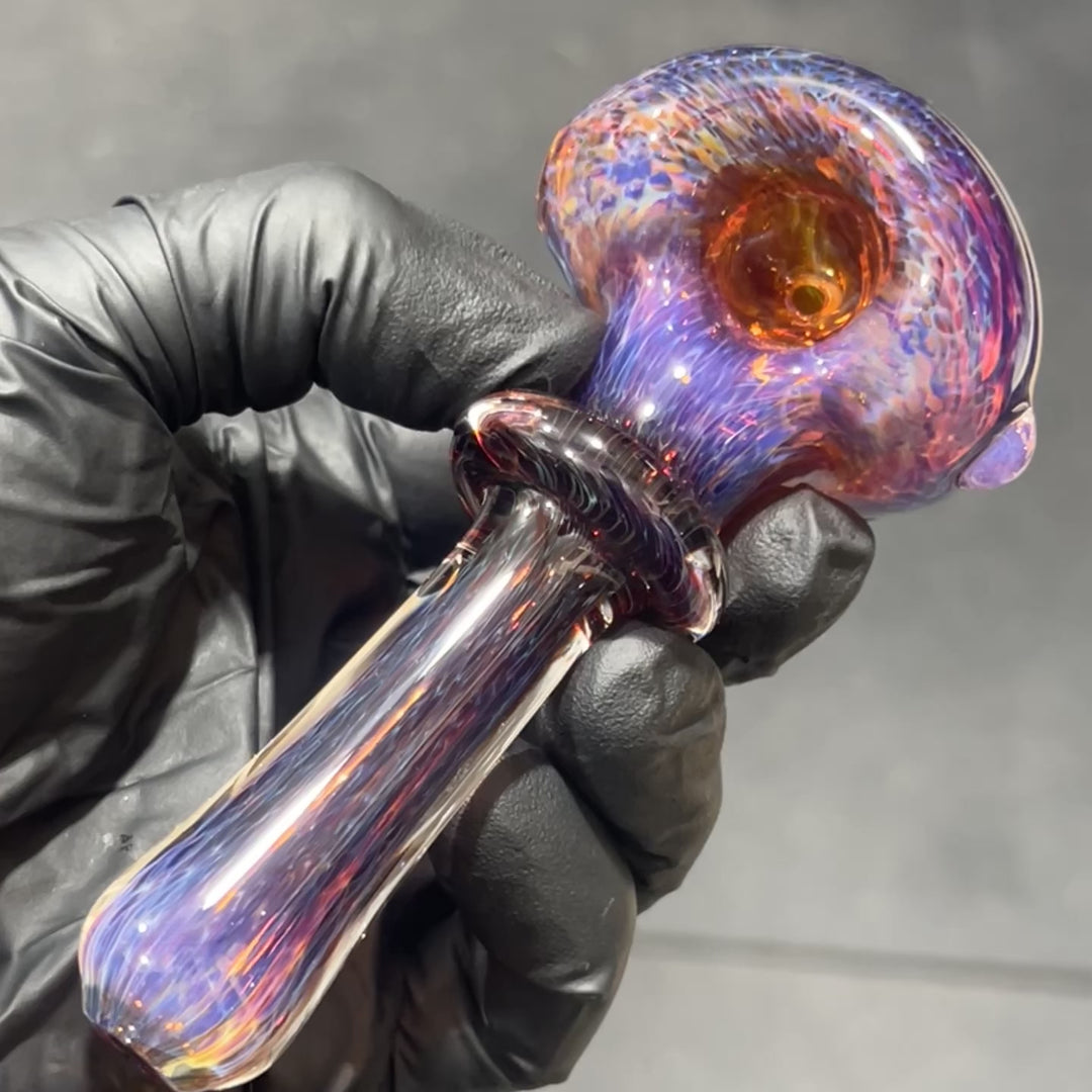 Thick Purple Pipe Glass Pipe Chuck Glass