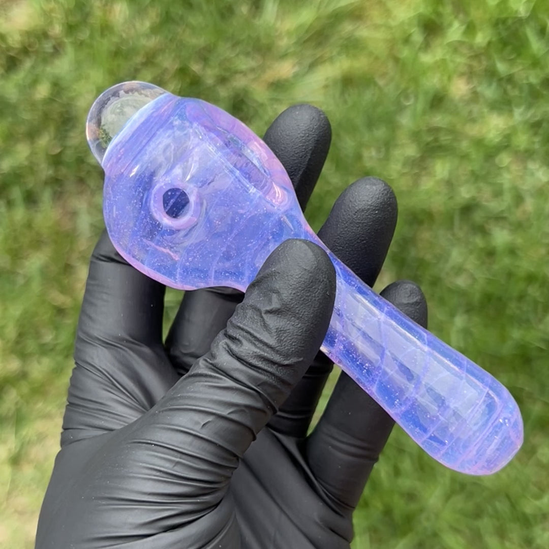 Purple Slyme Coil Glass Pipe